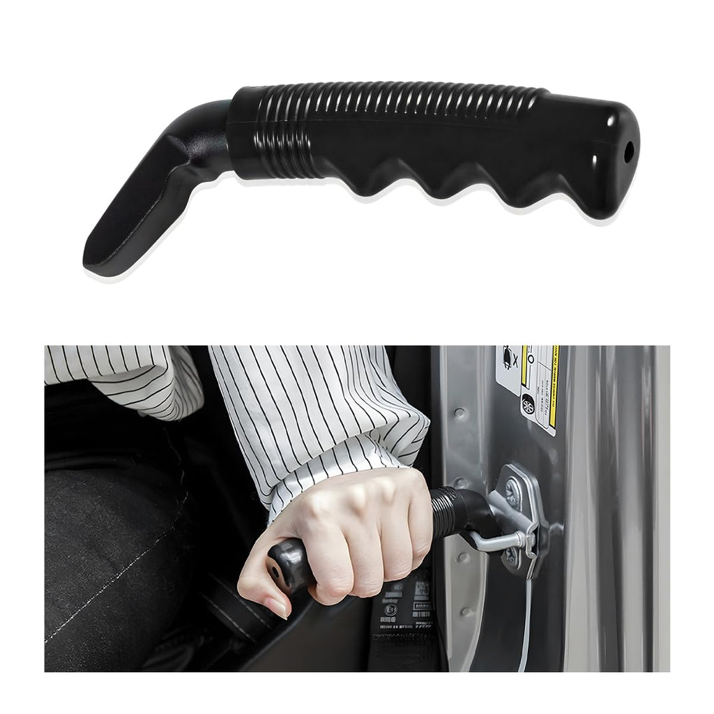 Car Door Handle Assist, Multifunctional Portable Vehicle Assist Support Handle for Elderly, Auto Door Latch Support Handle for Getting in/Out of Car, Car Accessories (Black) Black