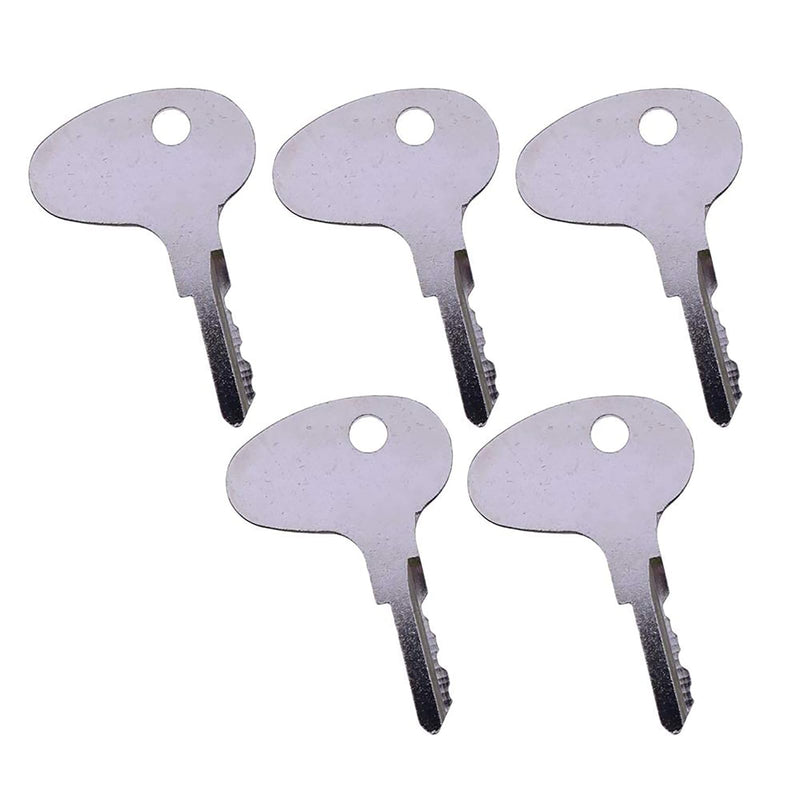 5pcs Ignition Keys 123243 12343 912-0514920 for Mitsubishi BD2 Series Kubota Tractors Cat Forklifts Kumiai