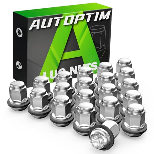 AUTOPTIM M12x1.5 OEM Lug Nuts - 20 Pcs Chrome for Honda Factory Style Wheel M12x1.5(OEM)