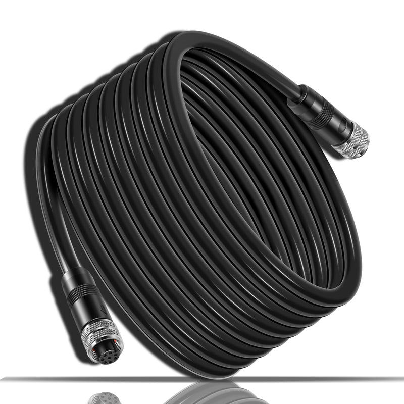 720073-3 20 Feet Ethernet Cable AS EC 20E Replacement Part for Humminbird Black Fit for Helix, APEX, SOLIX and Onix Models