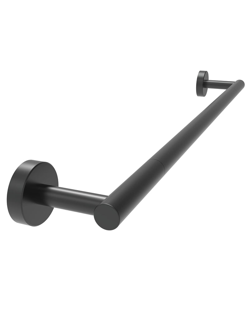RARXTR Towe Bar for Bathroom Kitchen Hand Towel Holder Dish Cloths Hanger SUS304 Stainless Steel RUSTPROOF Wall Mount (Matte Black 18-inch Center to Center) Matte Black 18 inch(Center to Center)