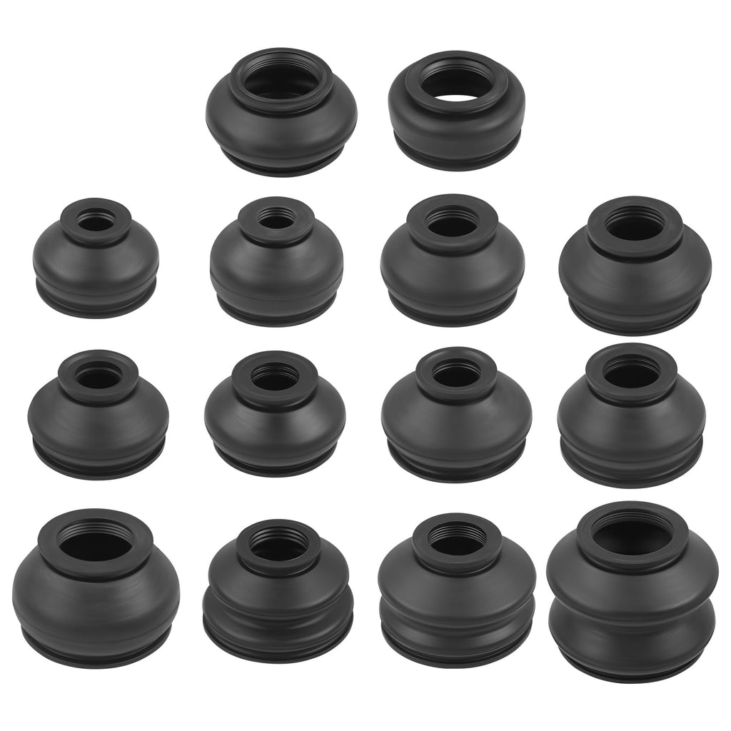 14PCS Rubber Tie Rod Boot Cover Balljoint,Universal Ball Joint Boot Replacement as Rack and Pinion Boot,Compatible Ball Inner Tie Rod Boot Car Accessories Fit for Cars SUVs Trucks