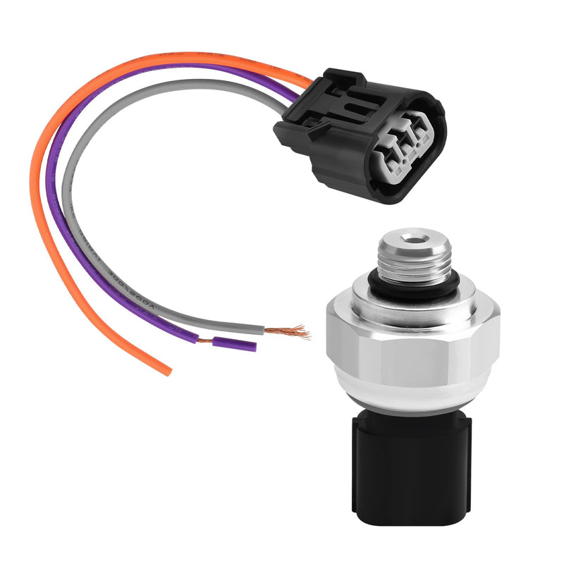 Air Condition Pressure Sensor and Switch Connector Pigtail Compatible with Honda Accord Civic CR-V Pilot Part Number 80450T2FA01 (1 Pair)