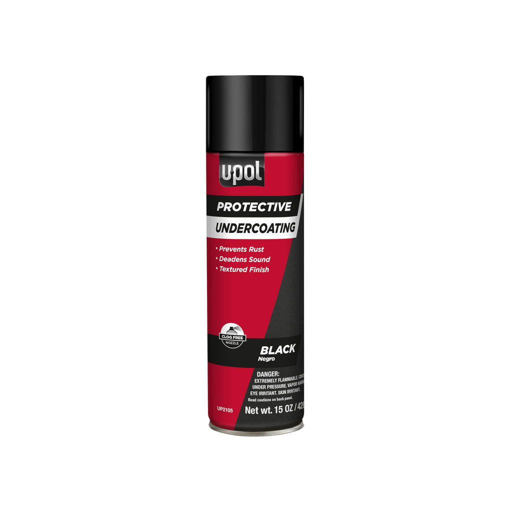 U-POL Undercoating Spray, Vehicle Protection Spray with Textured Finish & Anti-Rust Technology, Black