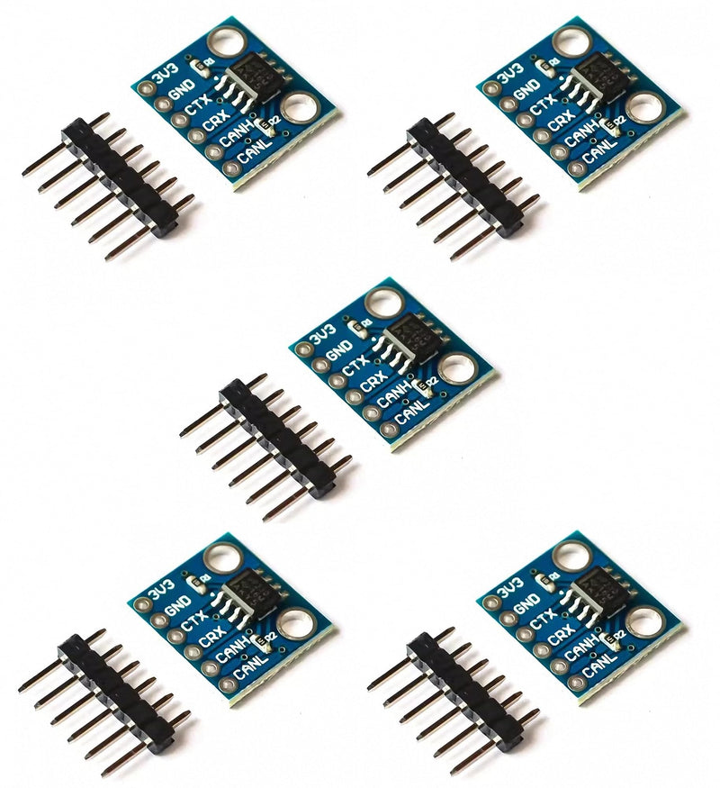 5pcs MCU230 Bus Transceiver SN65HVD230 CAN Communication Module