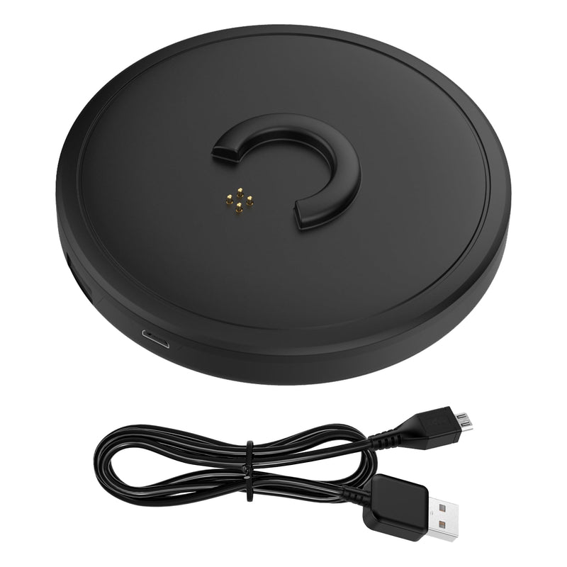 AWINNER Charging Base Compatible for Bose Soundlink Revolve, Revolve+(Series II), Revolve Plus/Plus 2, Charging Dock and Stand, 6.6ft Cable (Black) Black