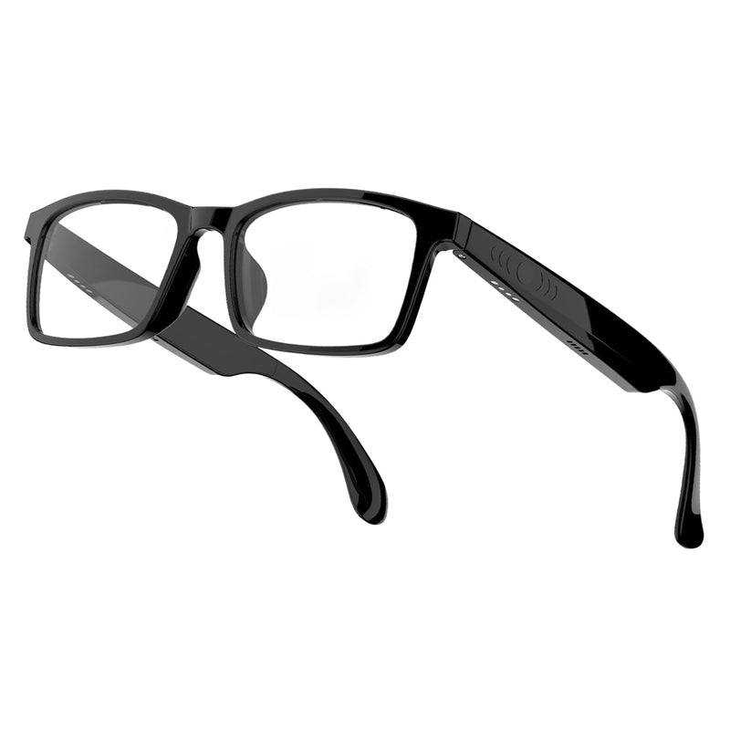 Bluetooth Audio Smart Blue Light Glasses for Men & Women, Blue Light Filtering & Open Ear Sound Smart Glasses with Mic & Speakers - Touch & Voice Assistant Compatible for Office,Music,Answering Calls Bluetooth Audio Smart Glasses