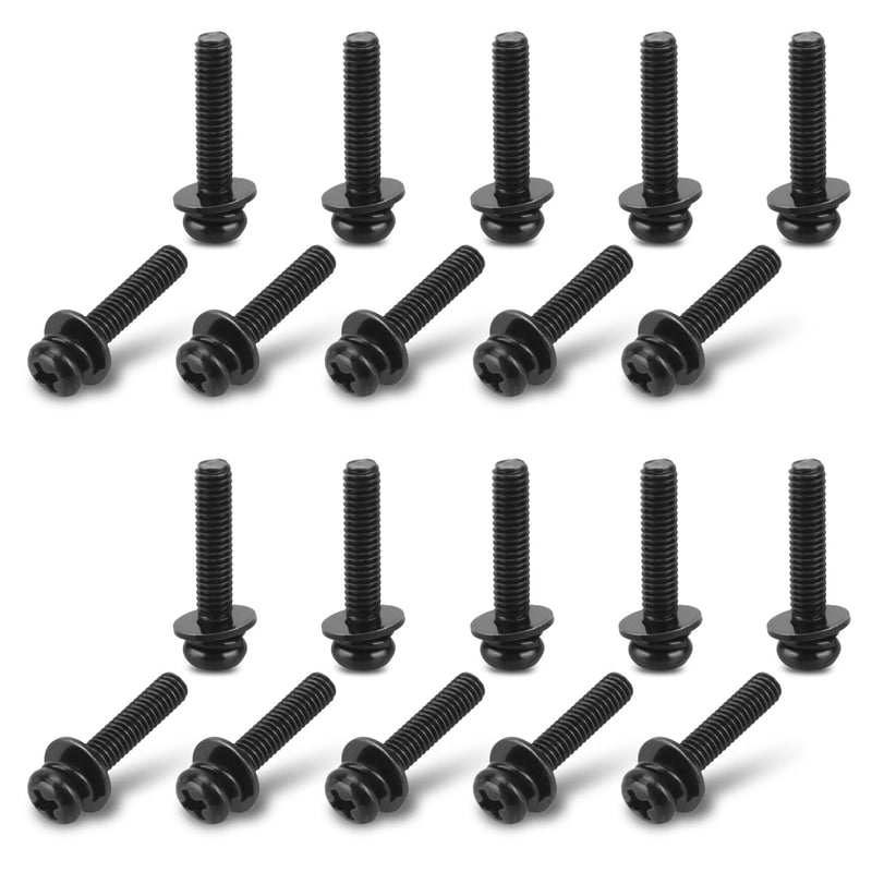 20 Pcs M4X20mm TV Base/Legs/Stand Screws Fit for LG 60UJ6050v 65UJ6300 65UJ6350