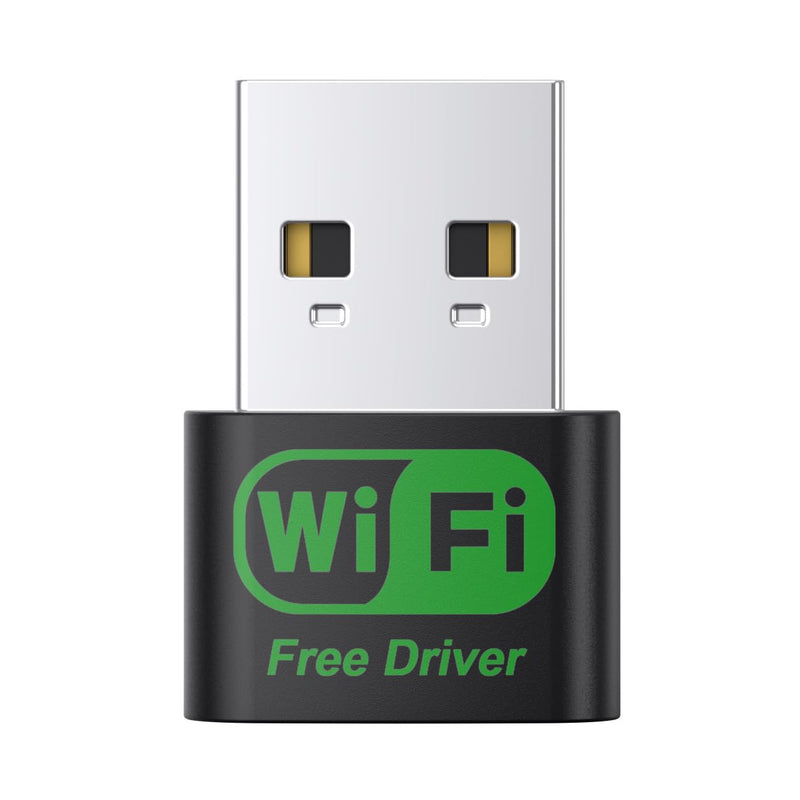 150M USB WiFi Adapter, Plug-n-Play, Built -in high -gain Antenna, USB Adapter Suitable for PC Desktop Laptop Windows11/10/8/7/XP.