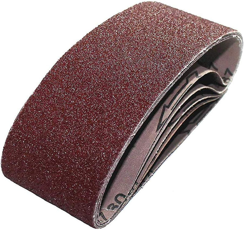 Goodway Fabric Sanding Belts for Belt Sanders 75 x 533 mm Grit 40-10 Pieces