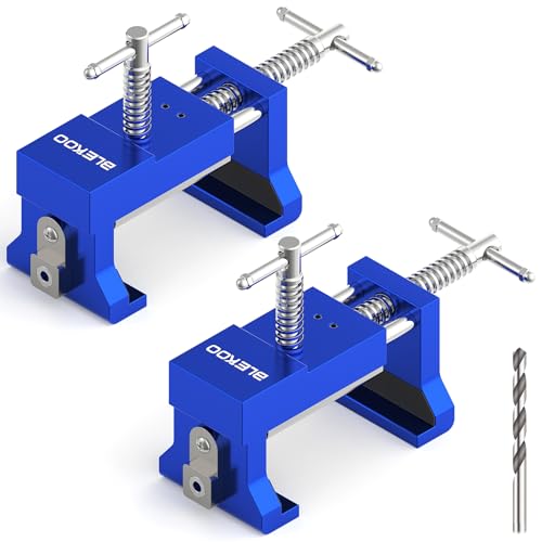 BLEKOO 2 Pack Cabinet Clamps for Installation, Solid Drilling Tool With Pilot Hole Guide 2PC