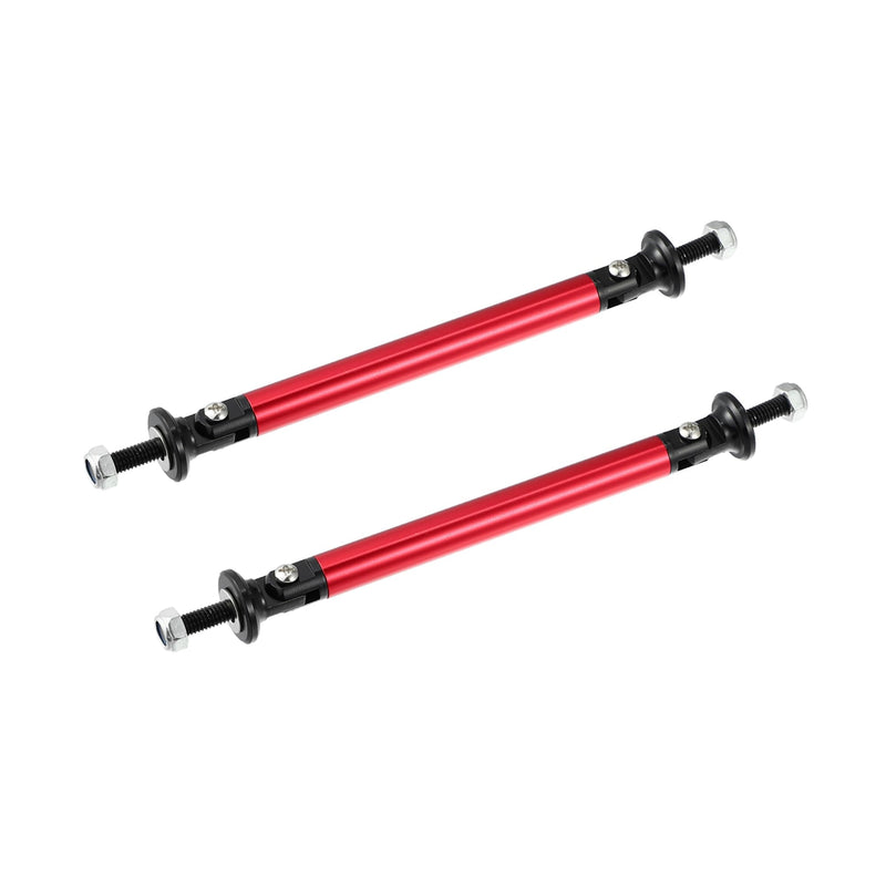 ACROPIX 1pair 100mm 3.94" Splitter Support Rods Adjustable Front Rear Bumper Lip Splitter Strut Rod Tie Support Bars Fit Most Vehicle Red Car Parts