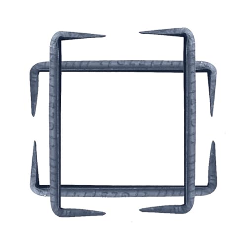 Heavy Duty U-Shaped Grabbing Nails (Leech Nails) – Carbon Steel Double Pointed U Nails for Wooden Shed Frames, Timber Construction, and Railway Sleeper Fixing