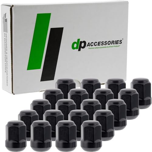 DPAccessories Lug Nuts Compatible with 2023-2026 Honda CR-V | Black OEM Style | for Factory Aluminum Wheels Only | Set of 20 Wheel Nuts | DHOCRV06F-BK/1 2023-2026 Factory Wheels