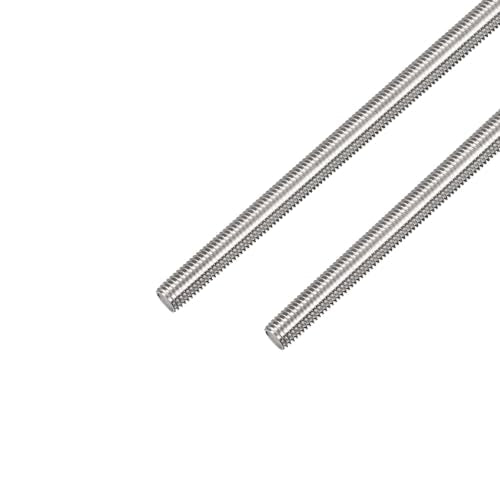 5/8"-18 Fully All Threaded Rod & Studs, 12" Length, 304 Stainless Steel Right Hand Fine Thread Screw for Furniture Anchor Bolts, Clamps, Hangers and U-Bolts 2 Pack 5/8"-18 x 12"