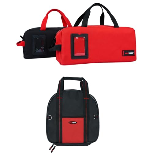 MELOTOUGH Canvas Tool Bags+14 Inch Jumper Cable Bag