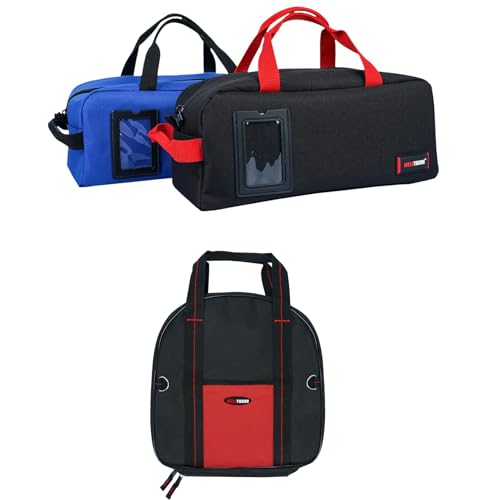 MELOTOUGH Canvas Tool Bag+14 Inch Jumper Cable Bag