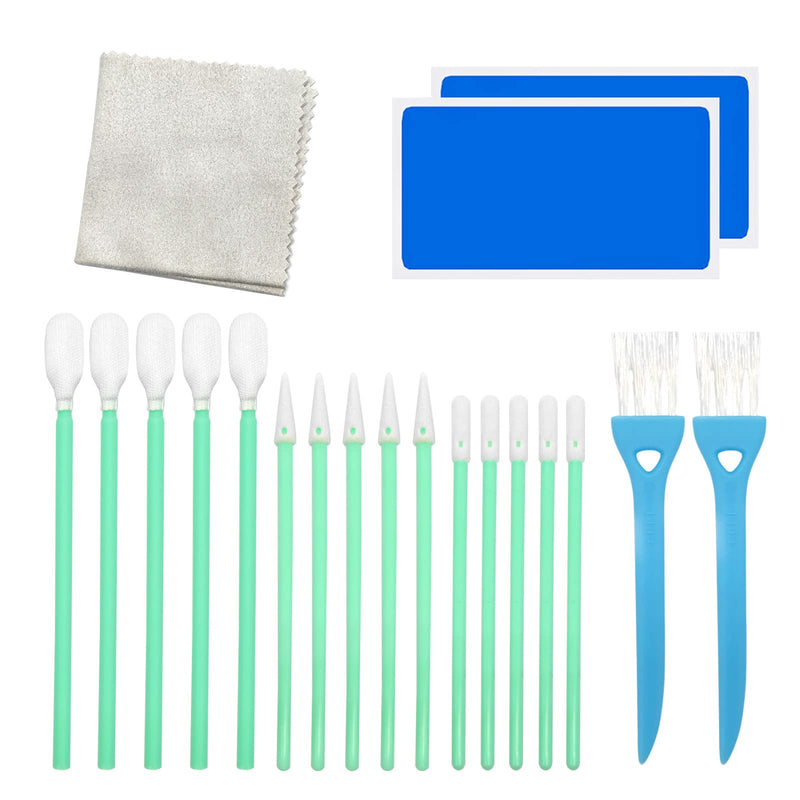 Quacc 20 PCS Cell Phone Cleaning Kit USB Charging Port and Headphone Jack Cleaner Camera Cleaning Brush Set Compatible with iPhone, iPad, Airpod, Laptop and Other Electronics