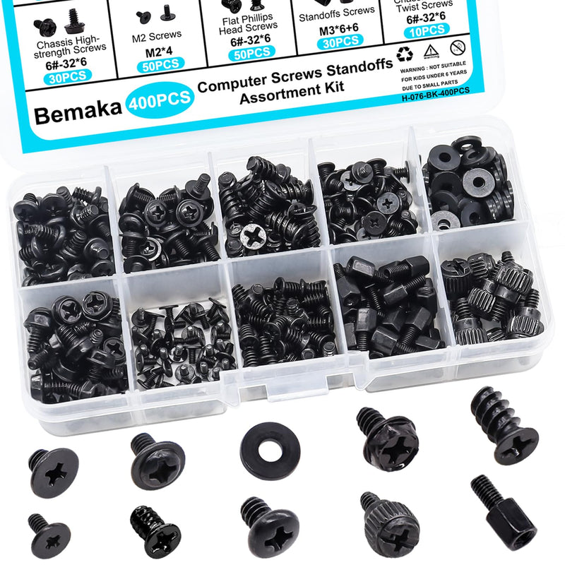502PCS Computer Screws Assortment Kit + 400PCS Computer Screws Assortment Kit