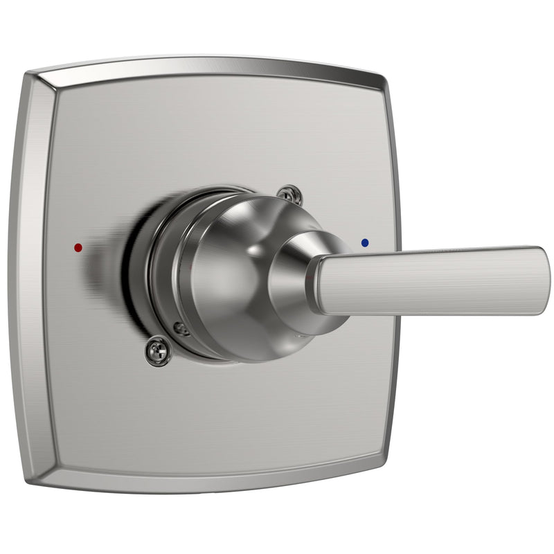 Replacement for D Faucet 14 Series Single-Function Shower Valve Trim Kit, Spot Resist Brushed Nickel Shower Trim Kit Shower Handle T14064-SRBN(Without Cartridge)) Without Cartridge