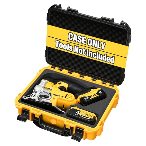 Case for Dewalt Jigsaw - Waterproof Hard Box for Jig Saw DCS334B | DCS331B Standard Capacity