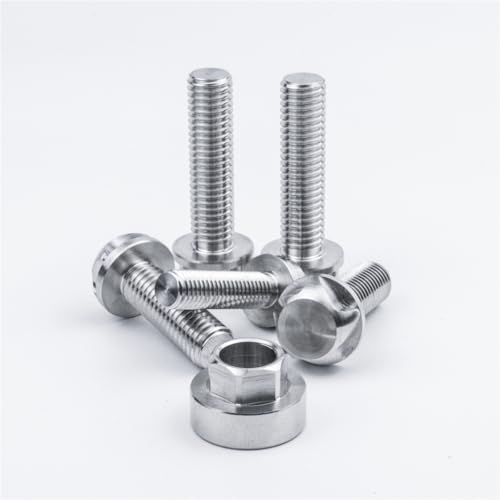 1/4-20-1/2" Screws 304 Stainless Steel Anti-Theft Locking 20tpi 1/2inch Bolts Security Hardware Kit for Mountain Bike Awning Car Accessories for Styling Light Bar Safety(4 Lock+ 1 Key) 1/4-20-1/2"-4+1