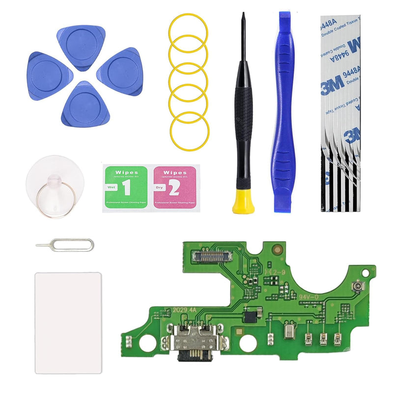 Charging Port Replacement Kit Compatible with T-Mobile REVVL 4 Plus, Dock Board USB-C Connector Only for REVVL 4 Plus 5062W, 5062Z, with Toolkit