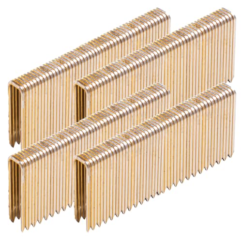 2000-Count 18 Gauge 1/4" Narrow Crown Staples 1-1/2" Leg Galvanized 1-1/2" yellow