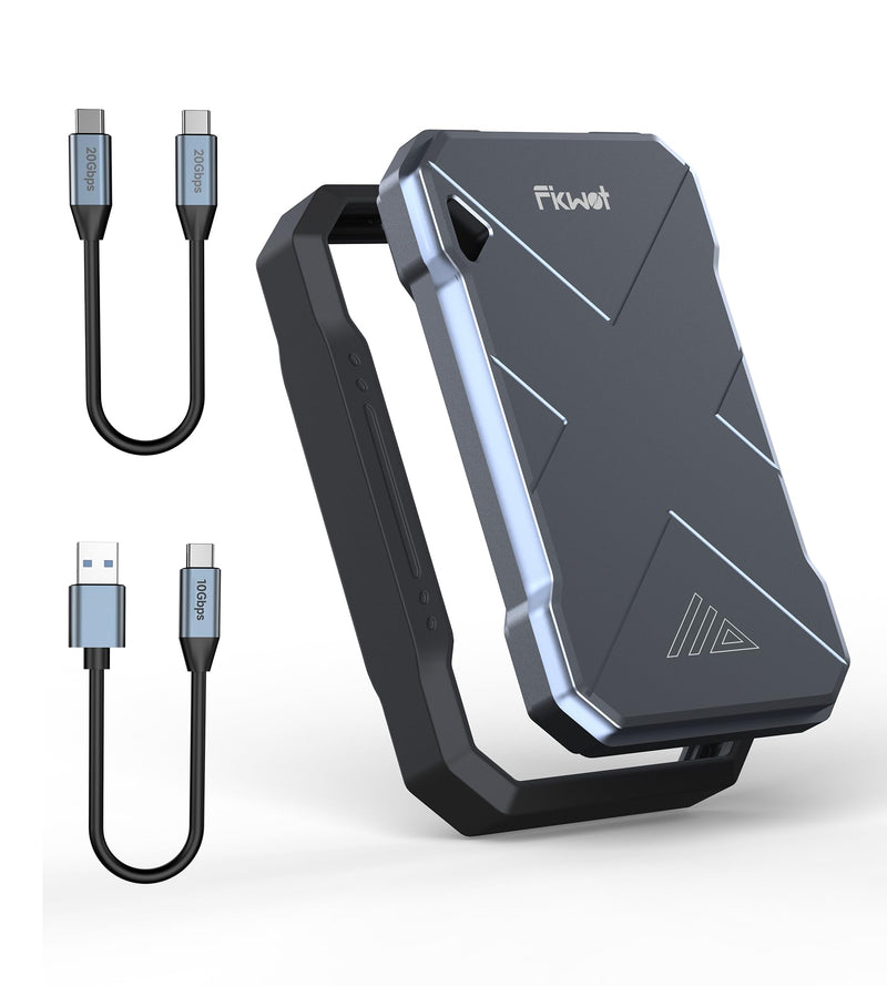 500GB Portable SSD, Up to 2050MB/s, USB 3.2 Gen2 USB-C, IP68 Water & Dust Resistant, Shockproof, External Solid State Drive for Smart TV, Cameras, iPhone 16/15, Windows, Mac and Other Devices (FP90) 500GB