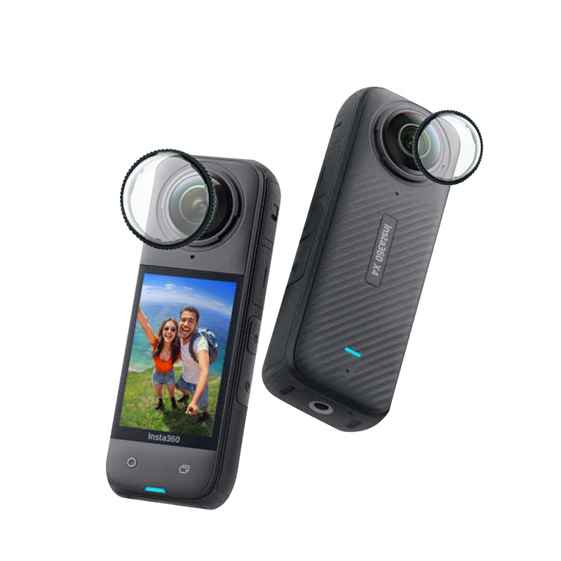 X4 Lens Guards Compatible with Insta360 X4 Premium Glass Cover Lens Protector X4 Accessory aluminum