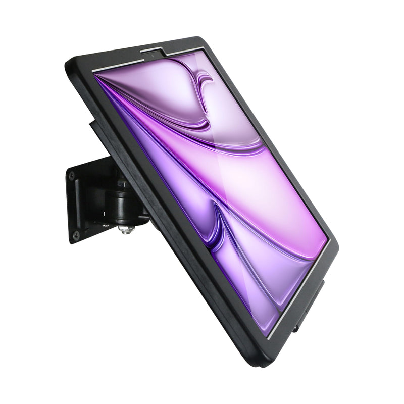 On Wall Mount Bracket for iPad Air 13-inch M3 2025 & M2 2024,Excluding Other 13" iPad,with Lock &Key, Multi Angle Design,Metal,(Black)