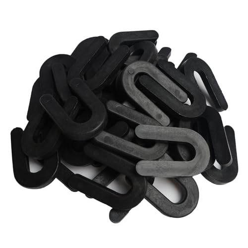 200 Horseshoe Tile Spacers, 1/4-Inch U-Shaped Plastic Spacers for Tile Leveling System Floor Wall Tile Installation 1/4"-200 Pcs