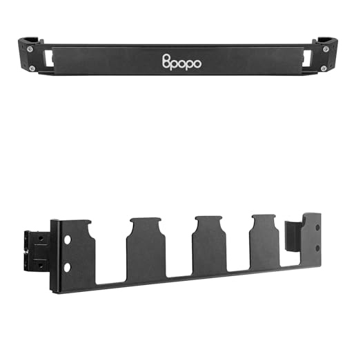 Battery Holder and Magnetic Tool Holder Strip Fit for Milwaukee Packout Rolling Toolbox