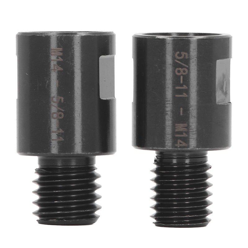 2 Pieces Converter Adapter, 5/8 Inch to M14 and M14 to 5/8 Inch Angle Grinder Converter Adapter for Angle Grinder, Polisher, Drill Connection Tool