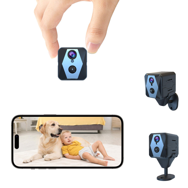 Hidden Camera, 4K QHD Spy Camera, WiFi Mini Camera, Small Camera, 100 Days Standby Time, Real-time Record, AI Motion Detection Camera, Cloud & SD Storage, Auto Night Vision Cameras for Home Security