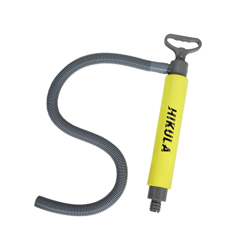 Manual Bilge Pump for Boats Kayak Canoe - Portable Siphon Pump, Kayak Bailer with Reversible Hose,Yellow,19Inch Yellow Large