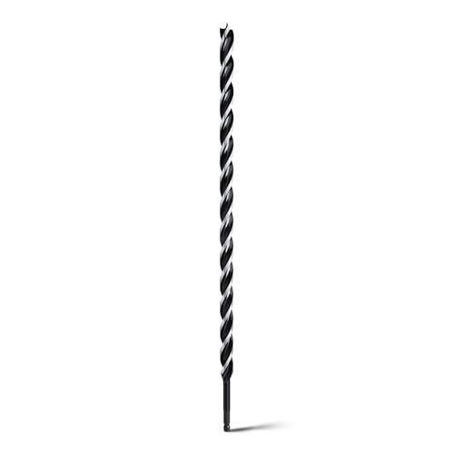 1" x 24" Auger Drill Bit for Soft and Hard Wood,Hex Shank 1 in 24"