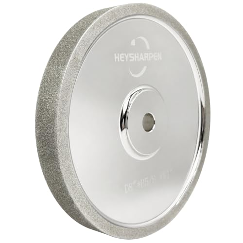 CBN Grinding Wheel 8 Inch for Bench Grinder, 5/8" Arbor, 1" Wide, 1000 Grit 1000.0