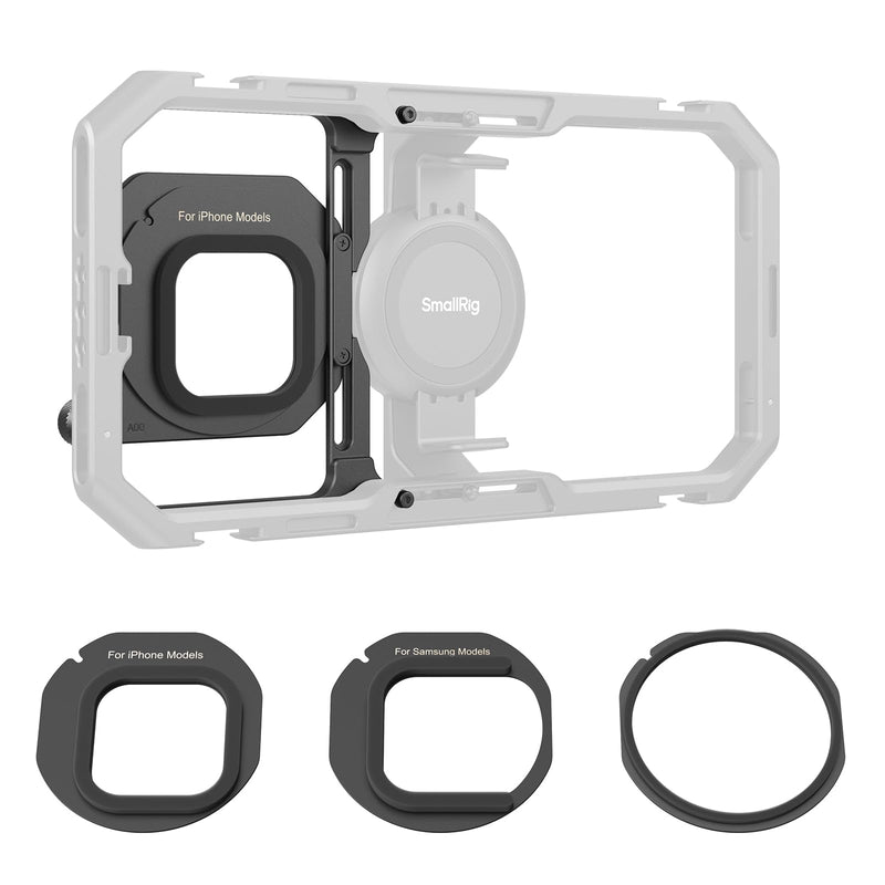 SMALLRIG 67mm Magnetic Filter Ring Adapter for Universal Mobile Video Cage 4597 4704 4596, Strong Magnetic Two-Way Attraction, for SMALLRIG 67mm Phone Magnetic Filter Series - 4843