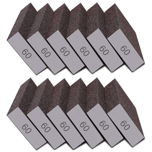 12Pcs 60 Grit Sanding Sponge