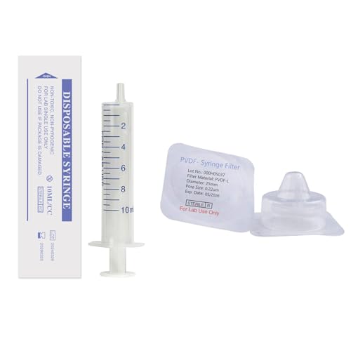 PVDF sterile syringe filter, 10ml sterile syringe