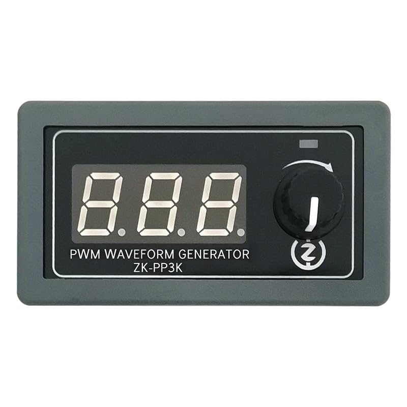 PWM Signal Generator 1Hz-150KHz Adjustable PWM Duty Cycle Module 30A 360W PWM Pulse Generator Driver Module with LCD Display Generator ZK-PP3K