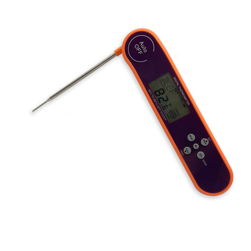 Digital Talking Thermometer for The Blind, Waterproof Instant Read Food Thermometer with Talking Function