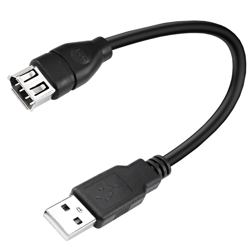 Herfair Firewire to USB Adapter Cable 6-Pin IEEE 1394 Female to USB 2.0 Male Converter Firewire 400 1394-a to USB Connector Cord for Connecting 6Pin Firewire Devices to USB Host 0.65FT USB M/6-Pin 1394 F USB to 6-Pin 1394