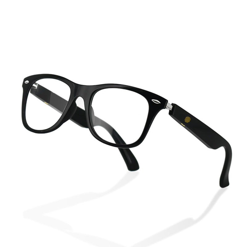 Smart Glasses for Men and Women, Blue Light Filtering Lenses, Audio Glasses with Mic & Speakers, Touch & Voice Assistant Compatible - Up to 6 Hrs Battery, Bluetooth Glasses for Office, Driving