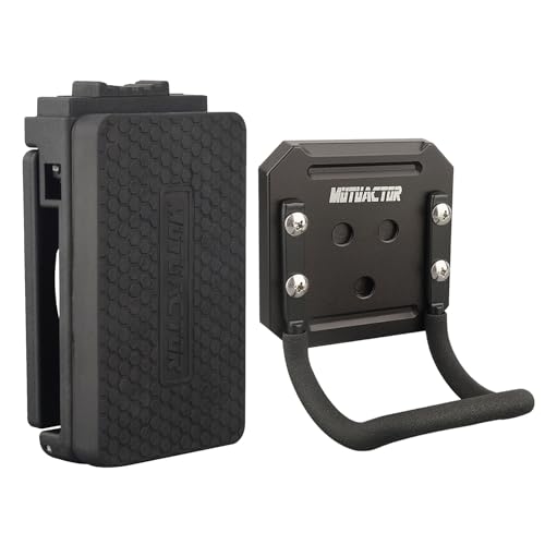MUTUACTOR 1 PCS Magnetic Tool Belt Clip，1PCS Hammer Holder