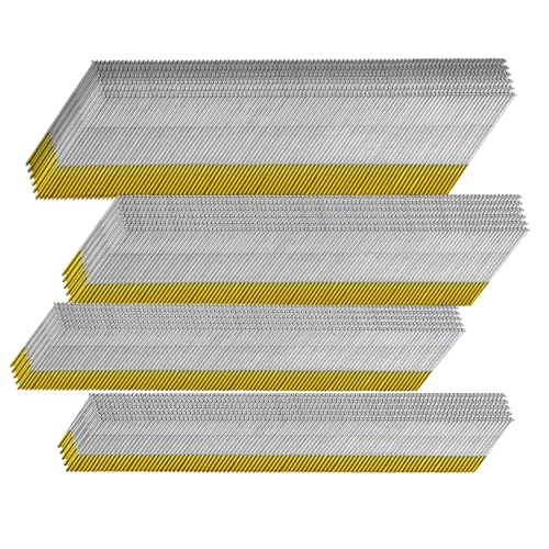 SS304 15 Gauge 34 Degree Angled Finish Nails 1200-Pack 4 Sizes assembly 1200 pcs