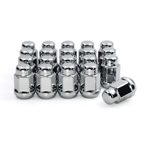 15735-04-20AM Chrome 1/2"-20 Bulge Acorn Lug Nut, 20 Pack