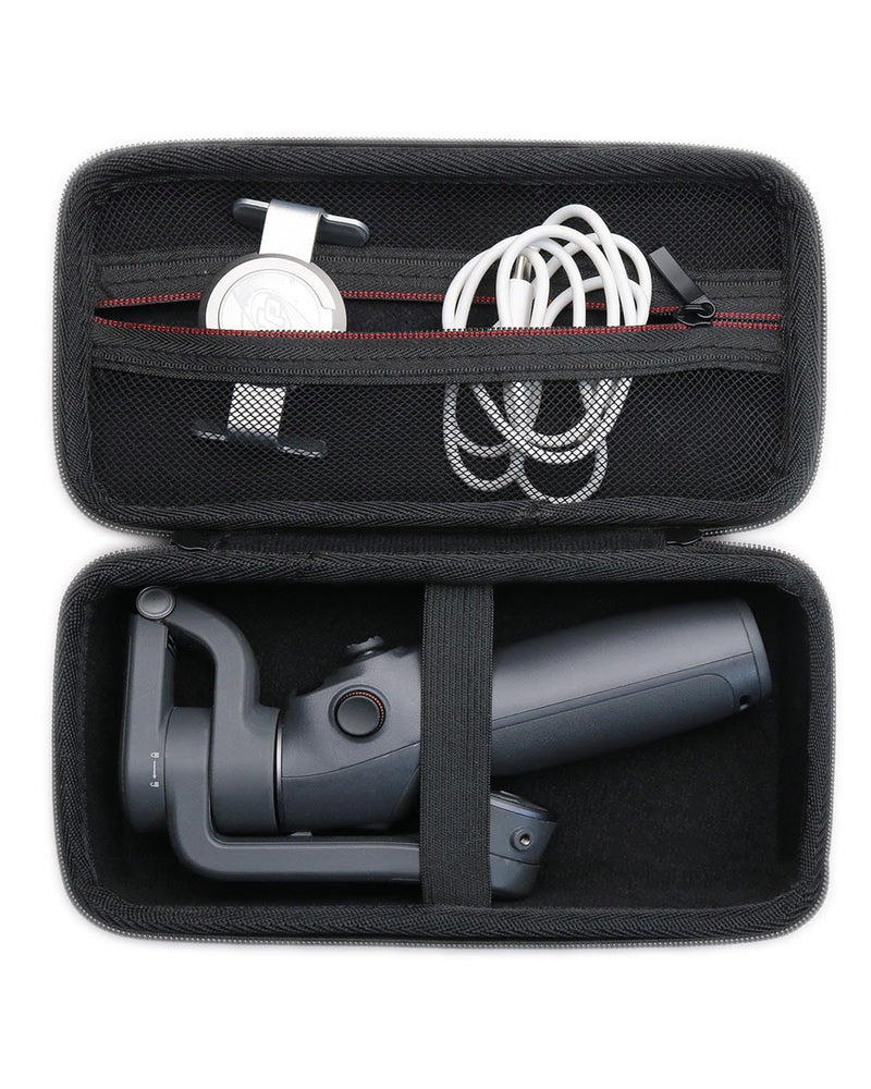 OM6 Case，Hard EVA Case Replacement Compatible with DJI OM6 Osmo Mobile 6 Gimbal Stabilizer, Storage Gimbal, Clamp, Cable Medium can't hold grip tripod