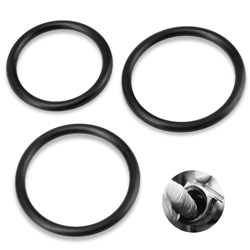 926-168 Radiator Hose and T-Pipe Coolant Tee O-Ring Kit Fit for Ford F-150 5.0L 2011-18 Mustang DR3Z-8566-A & BC3Z-8590-F, 3Pack, Engine Hose O-Rings Repair Kit Compatible with Lincoln Select Models